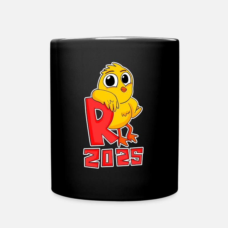 Rente 2025 Ruhestand - Tasse einfarbig - Schwarz