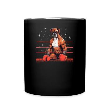 Boxer Race Chien Boxer Accessoires Chiens Propriétaires De Chiens - Mug uni - noir - Devant