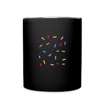 Eiscreme - Tasse einfarbig - Schwarz - Vorne