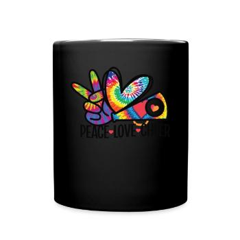 Cheerleadermädchen Cheerleading Jubel Jugend - Tasse einfarbig - Schwarz - Vorne