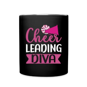 Cheerleading Girl Cheerleading Cheering Youth - Full Colour Mug - black - Front