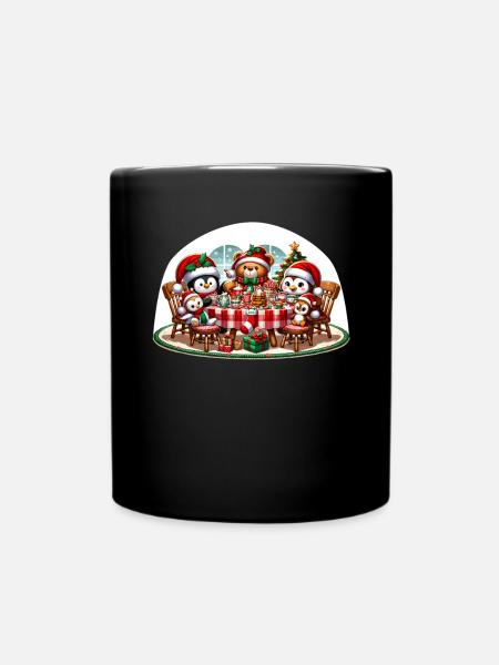 Doux enfants de Noël - Mug uni - noir