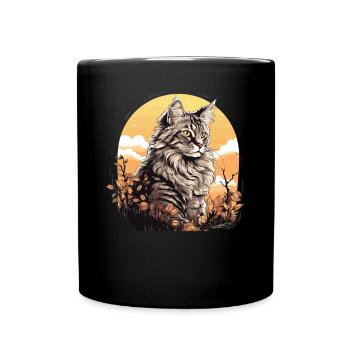 Maine Coon - Full Colour Mug - black - Front