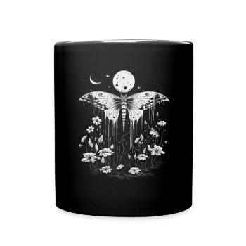 Fairycore Fairy Grunge Esthétique Cottagecore Lune - Mug uni - noir - Devant