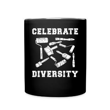 Peintre en bâtiment Décorateur Peinture - Mug uni - noir - Devant