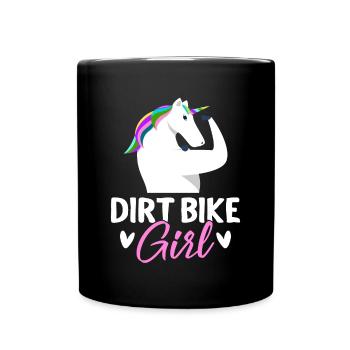 Dirt Biker - Full Colour Mug - black - Front