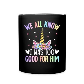 Célébration de la fête du divorce - Mug uni - noir - Devant