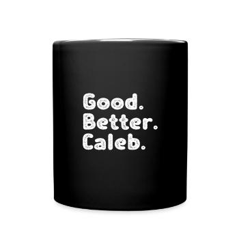 Bon mieux Caleb - Mug uni - noir - Devant
