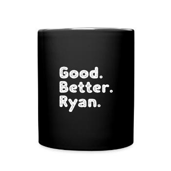 Good better Ryan - Tasse einfarbig - Schwarz - Vorne