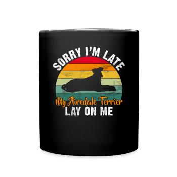 Airedale Terrier Gifts - Tasse einfarbig - Schwarz - Vorne