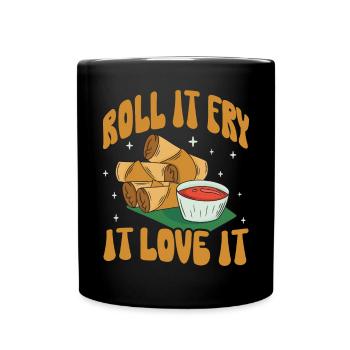 Philippines Lumpia Lover Filipino Food - Full Colour Mug - black - Front