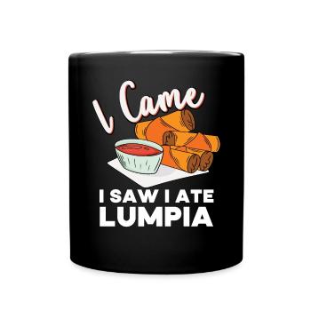 Philippines Lumpia Lover Filipino Food - Full Colour Mug - black - Front