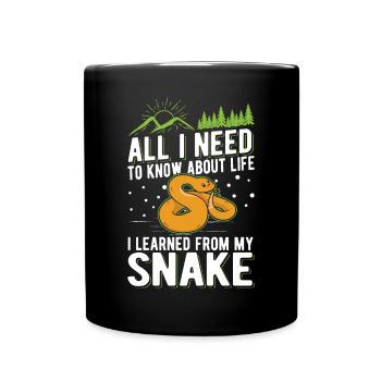 Propriétaires de serpents Amoureux des serpents - Mug uni - noir - Devant