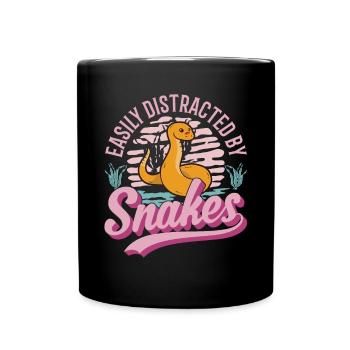 Propriétaire de serpent Serpent des blés Serpent - Mug uni - noir - Devant