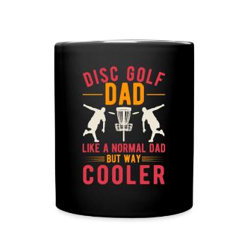 Disc Golf Père Disc Golf - Mug uni - noir - Devant