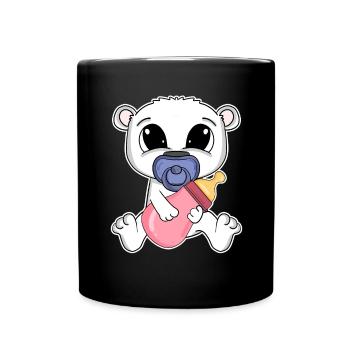 Baby Bear - Full Colour Mug - black - Front