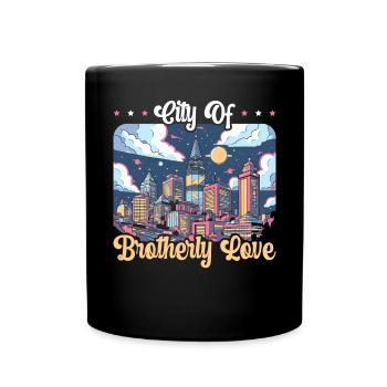 Philadelphia City, Pennsylvania, Vereinigte Staaten - Tasse einfarbig - Schwarz - Vorne