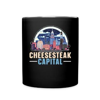 Philadelphia City Pennsylvania USA United States - Full Colour Mug - black - Front