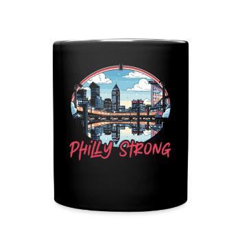 Philadelphia City, Pennsylvania, Vereinigte Staaten - Tasse einfarbig - Schwarz - Vorne