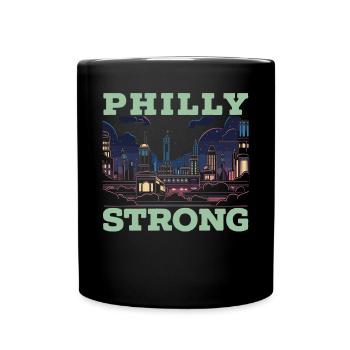 Philadelphia City, Pennsylvania, Vereinigte Staaten - Tasse einfarbig - Schwarz - Vorne