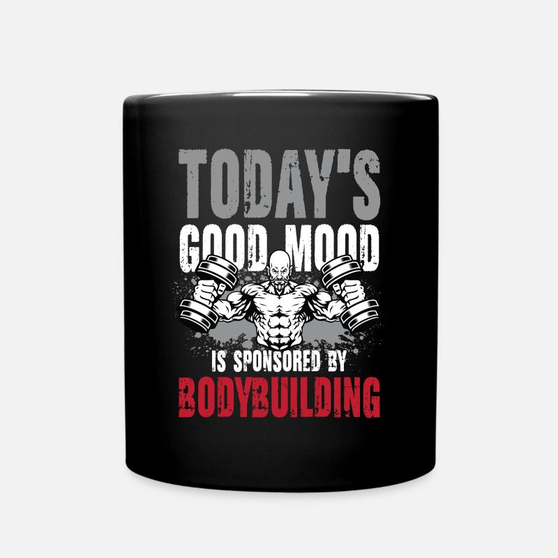 Today's Good Mood Bodybuilding - Tasse einfarbig - Schwarz