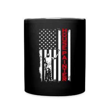 House Painter Decorator American - Full Colour Mug - black - Front