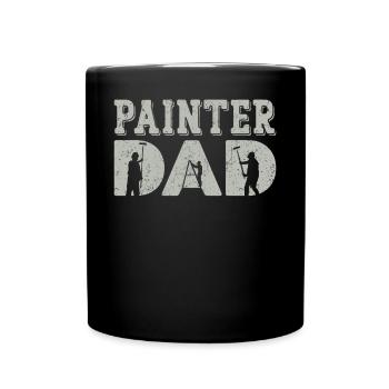Peintre en bâtiment Peintre décorateur Peintre - Mug uni - noir - Devant