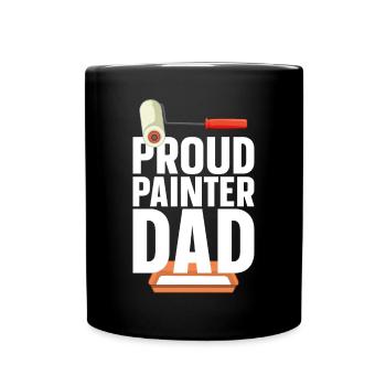House Painter Decorator Dad Proud - Full Colour Mug - black - Front