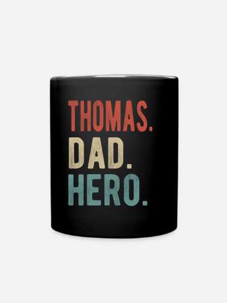 Thomas Papa Held - Tasse einfarbig - Schwarz