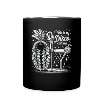 C’est mon costume de disco - Mug uni - noir - Devant