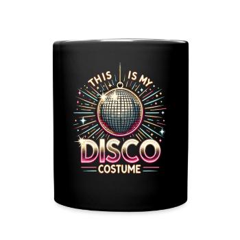 C’est mon costume de disco - Mug uni - noir - Devant