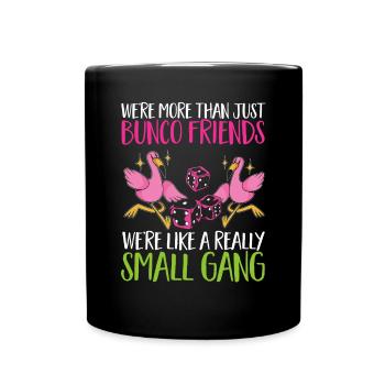 Jeu de dés Bunco - Mug uni - noir - Devant