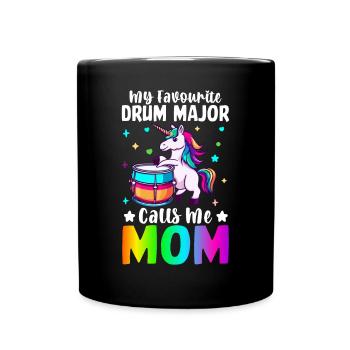 Batteur Batteur Maman - Mug uni - noir - Devant