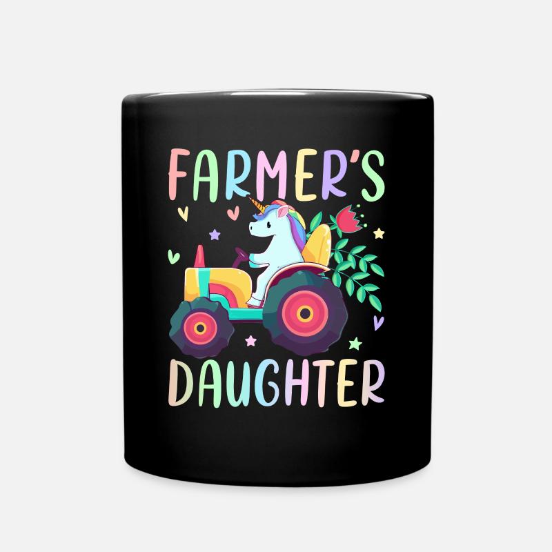Landwirt Landwirtschaft - Tasse einfarbig - Schwarz