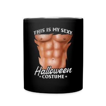 This Is My Sexy Halloween Costume Halloween Funny - Tasse einfarbig - Schwarz - Vorne