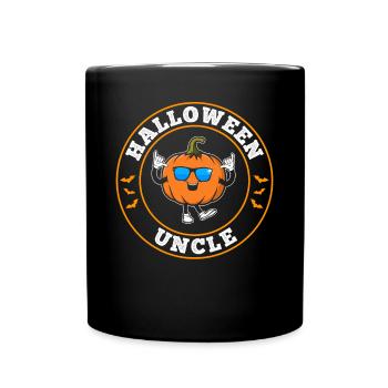 Halloween Uncle Pumpkin Halloween Uncle Halloween - Tasse einfarbig - Schwarz - Vorne