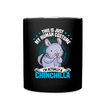 Chinchilla Costume Rongeur Souris Laineuse - Mug uni - noir - Devant
