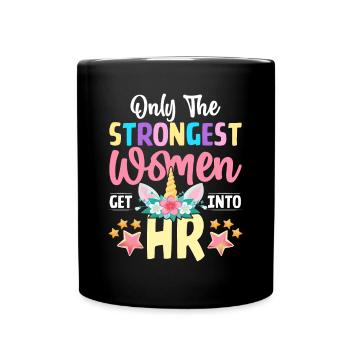 Femme RH Ressources Humaines - Mug uni - noir - Devant