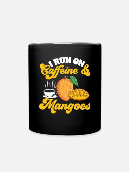 Mango Fruit Mango - Full Colour Mug - black