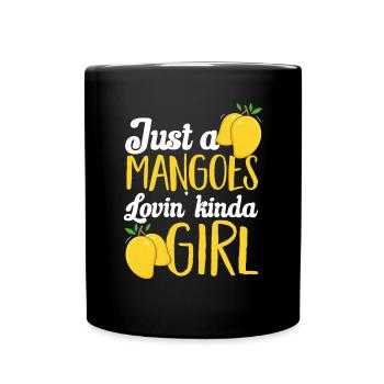 Mango Fruit Mango - Full Colour Mug - black - Front