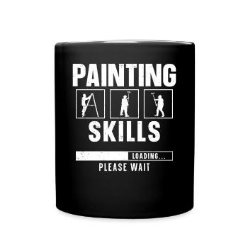 House Painter Decorator Painting - Tasse einfarbig - Schwarz - Vorne