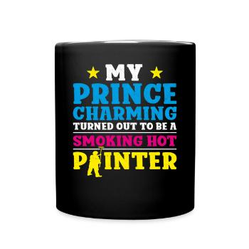 House Painter Decorator Girlfriend - Full Colour Mug - black - Front