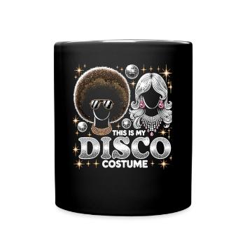 C’est mon costume de disco - Mug uni - noir - Devant