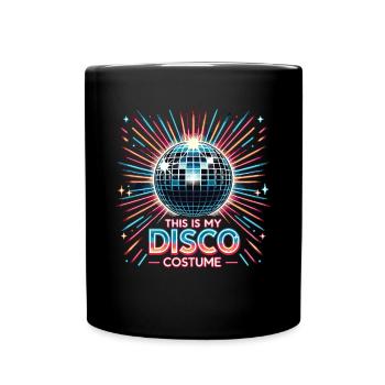 C’est mon costume de disco - Mug uni - noir - Devant
