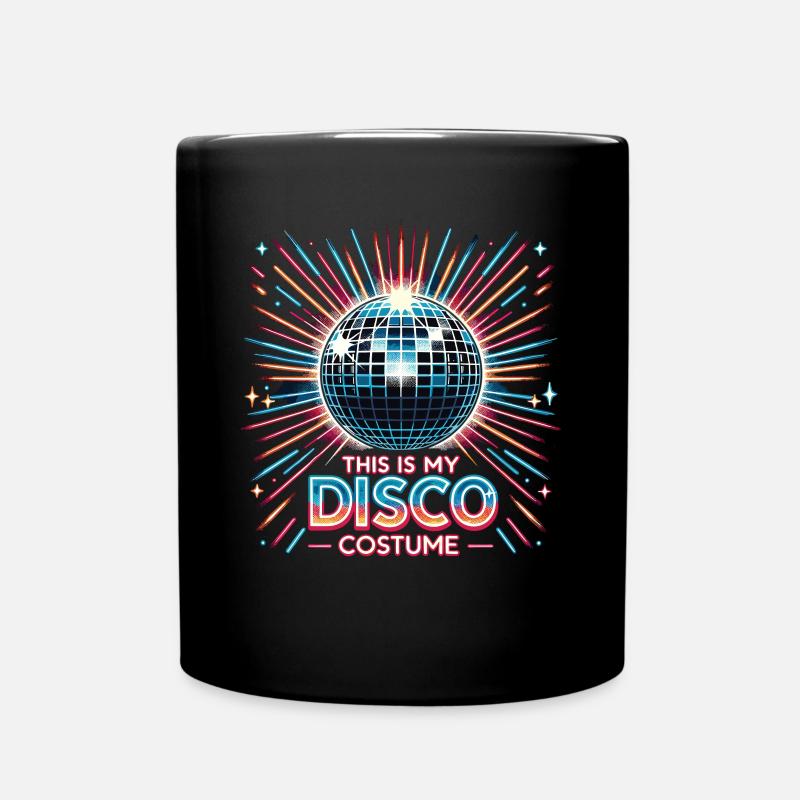 This Is My Disco Costume - Tasse einfarbig - Schwarz