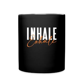 Méditation méditer Zen Yoga cadeau - Mug uni - noir - Devant