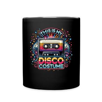 C’est mon costume de disco - Mug uni - noir - Devant