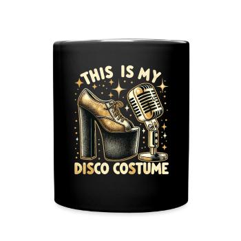 C’est mon costume de disco - Mug uni - noir - Devant