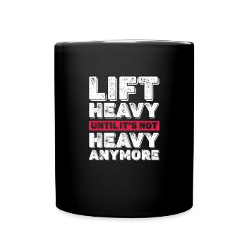 Bodybuilder Body Building Fitness Gym Gift - Full Colour Mug - black - Front