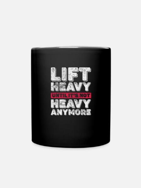 Bodybuilder - Tasse einfarbig - Schwarz